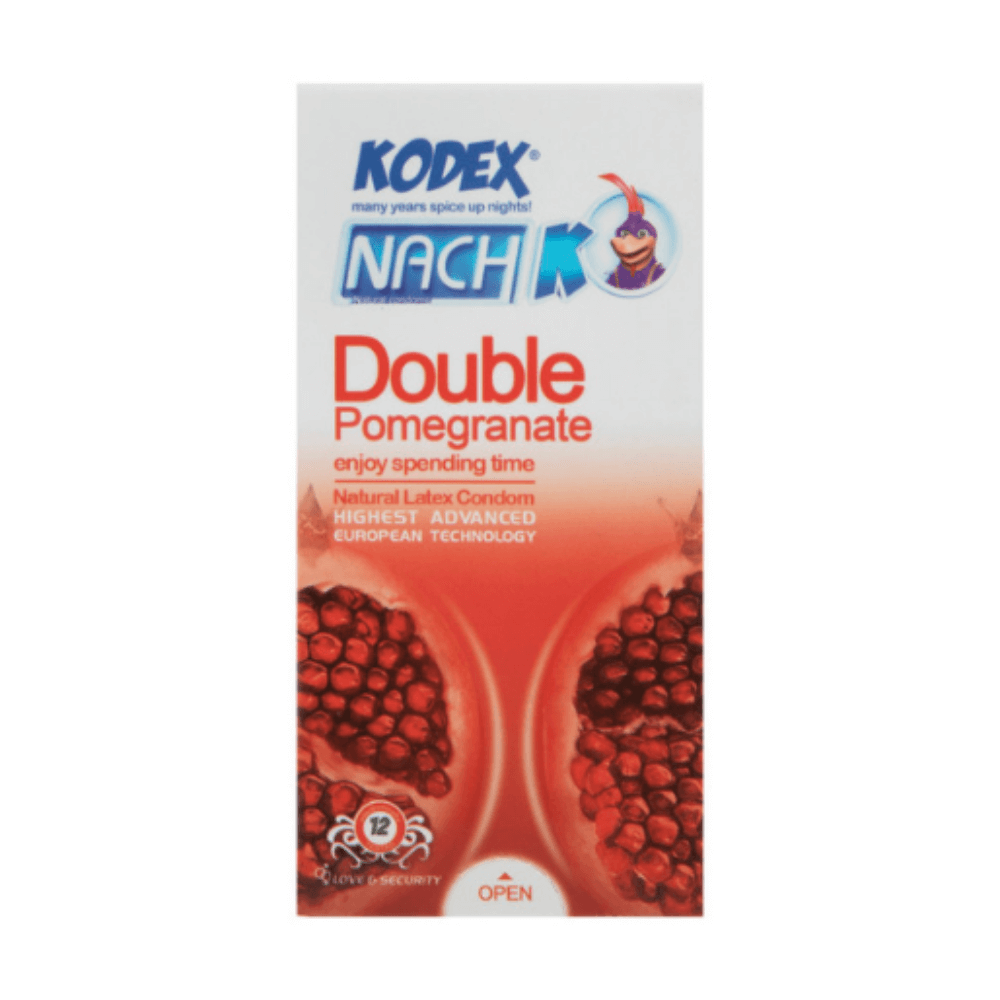 کاندوم کدکس مدل Double Pomegranate بسته 12 عددی